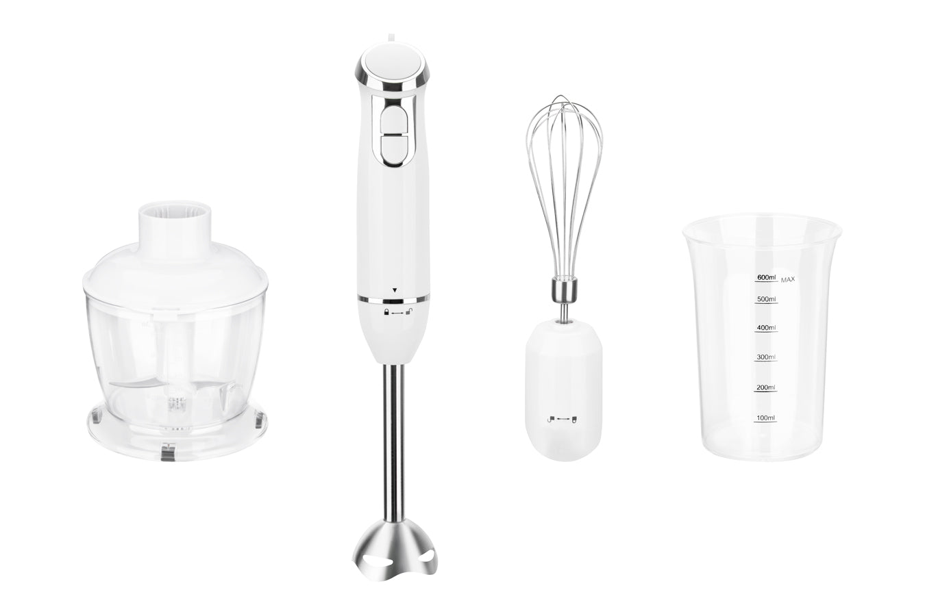 Hand Blender 3-in-1 Set - 700W - White - SP-ESTMS4.700