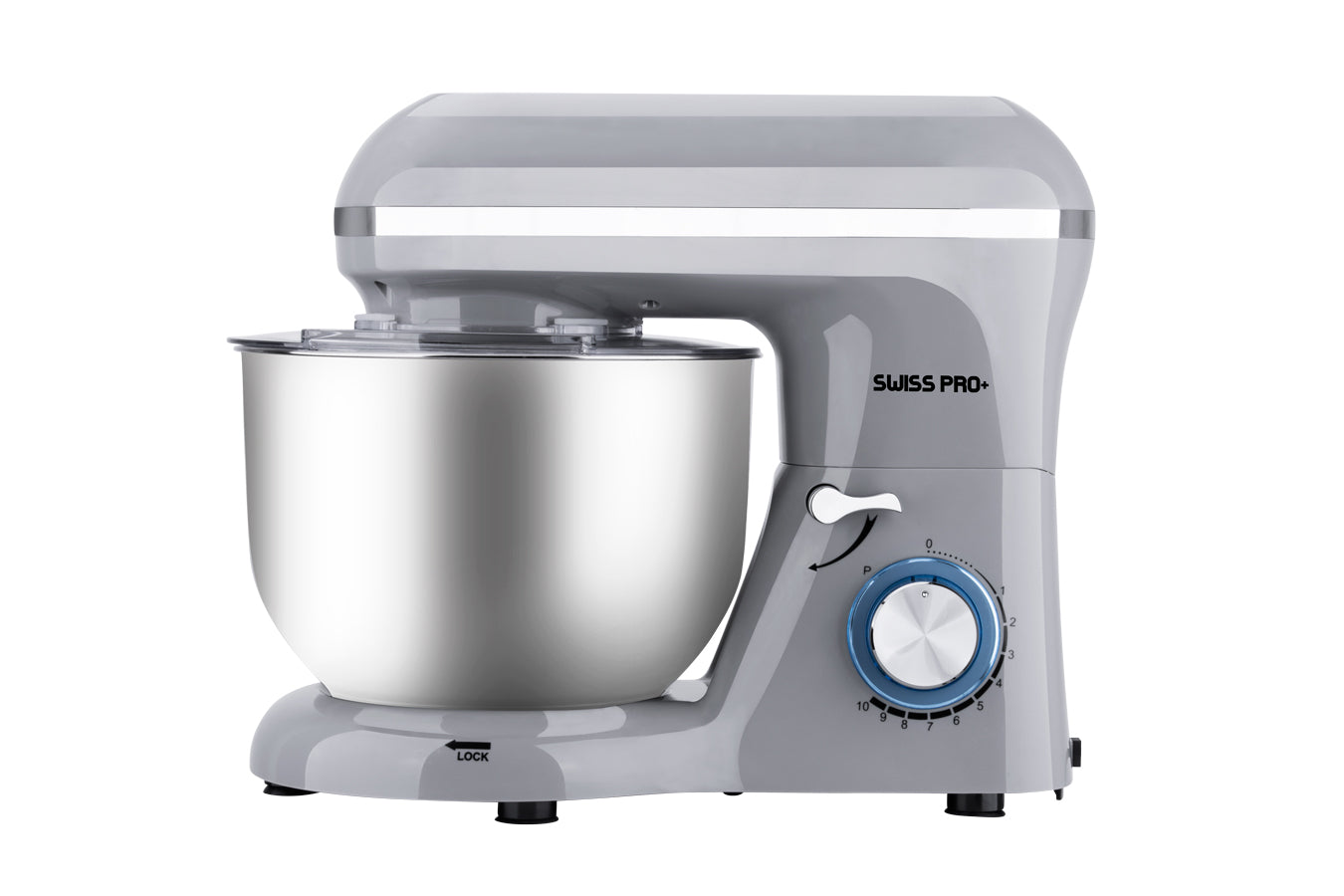 Powerful Food Processor - Stand Mixer - 6L 1500W - Silver & Grey - SP-SM1500G