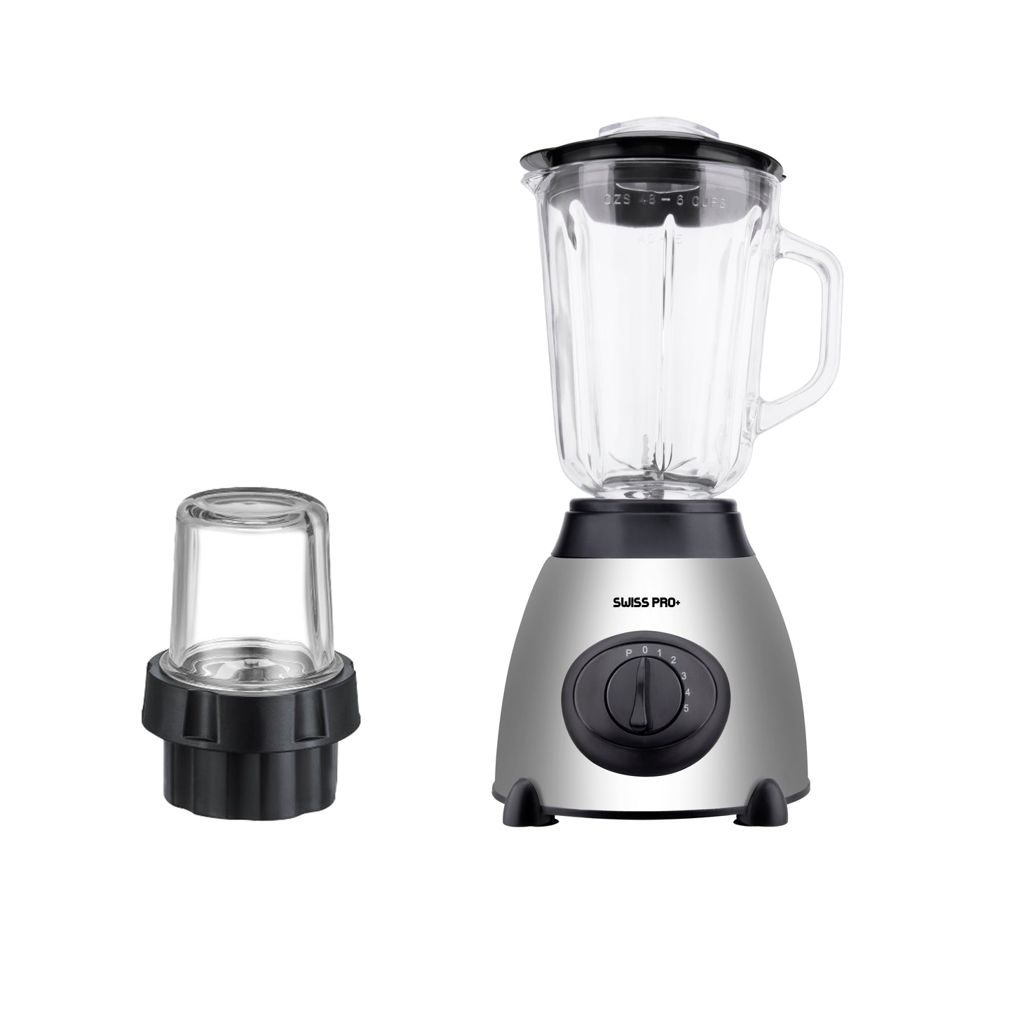 2-in-1 Blender 1.5L - 1000W - Silver - SME600.6S