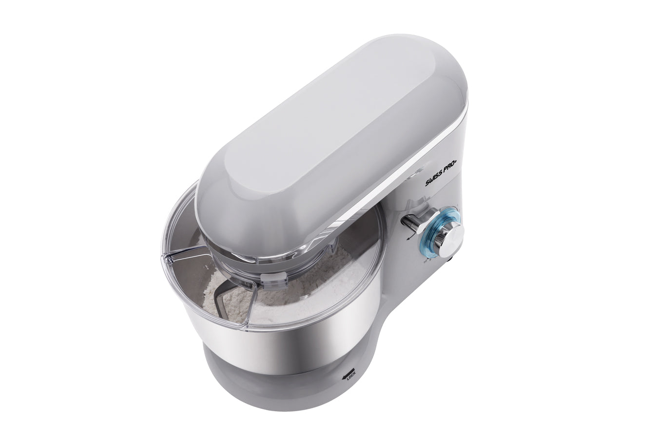 Powerful Food Processor - Stand Mixer - 6L 1500W - Silver & Grey - SP-SM1500G