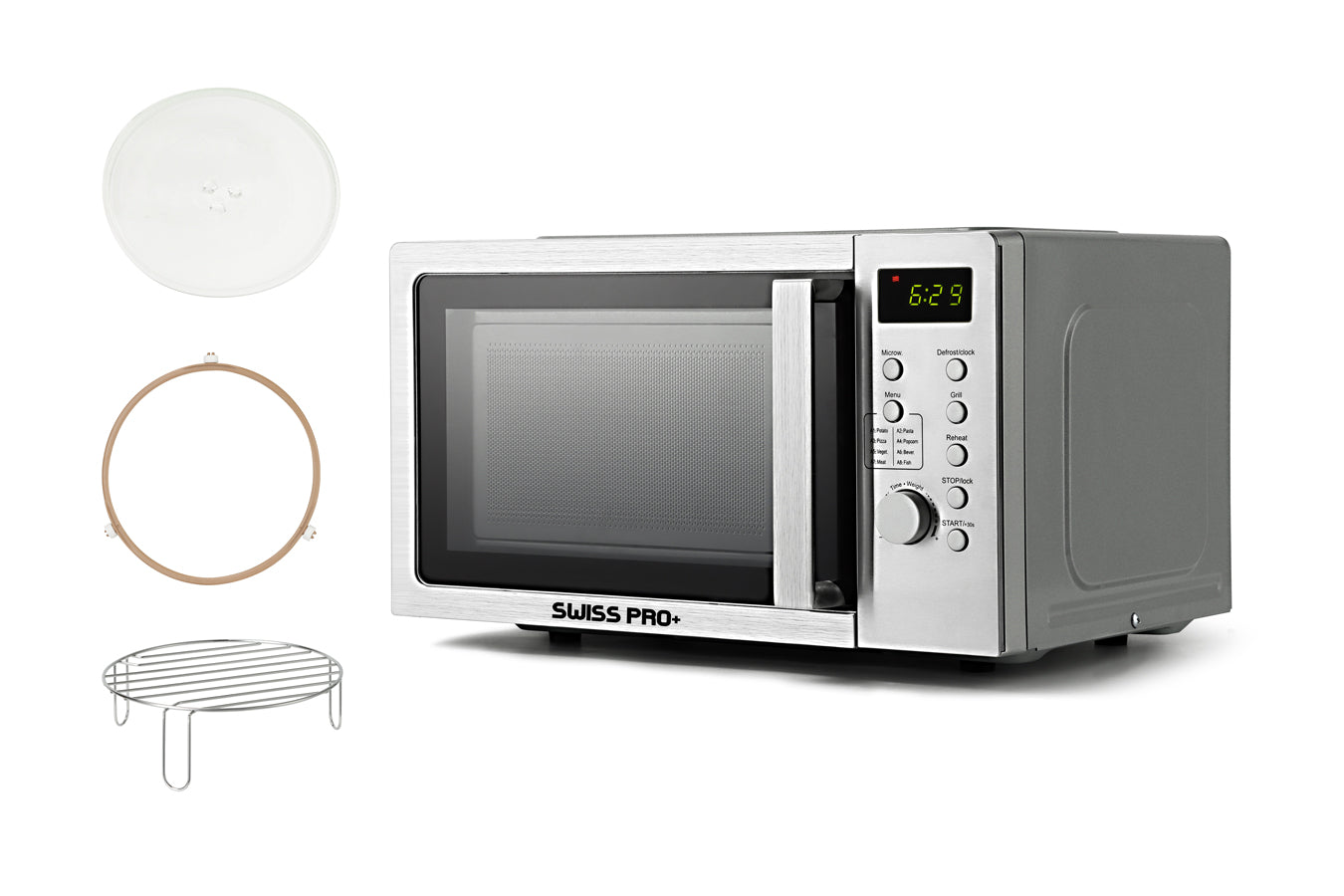 Combi Microwave - 1100W - Silver - SP-MIC1100.DG