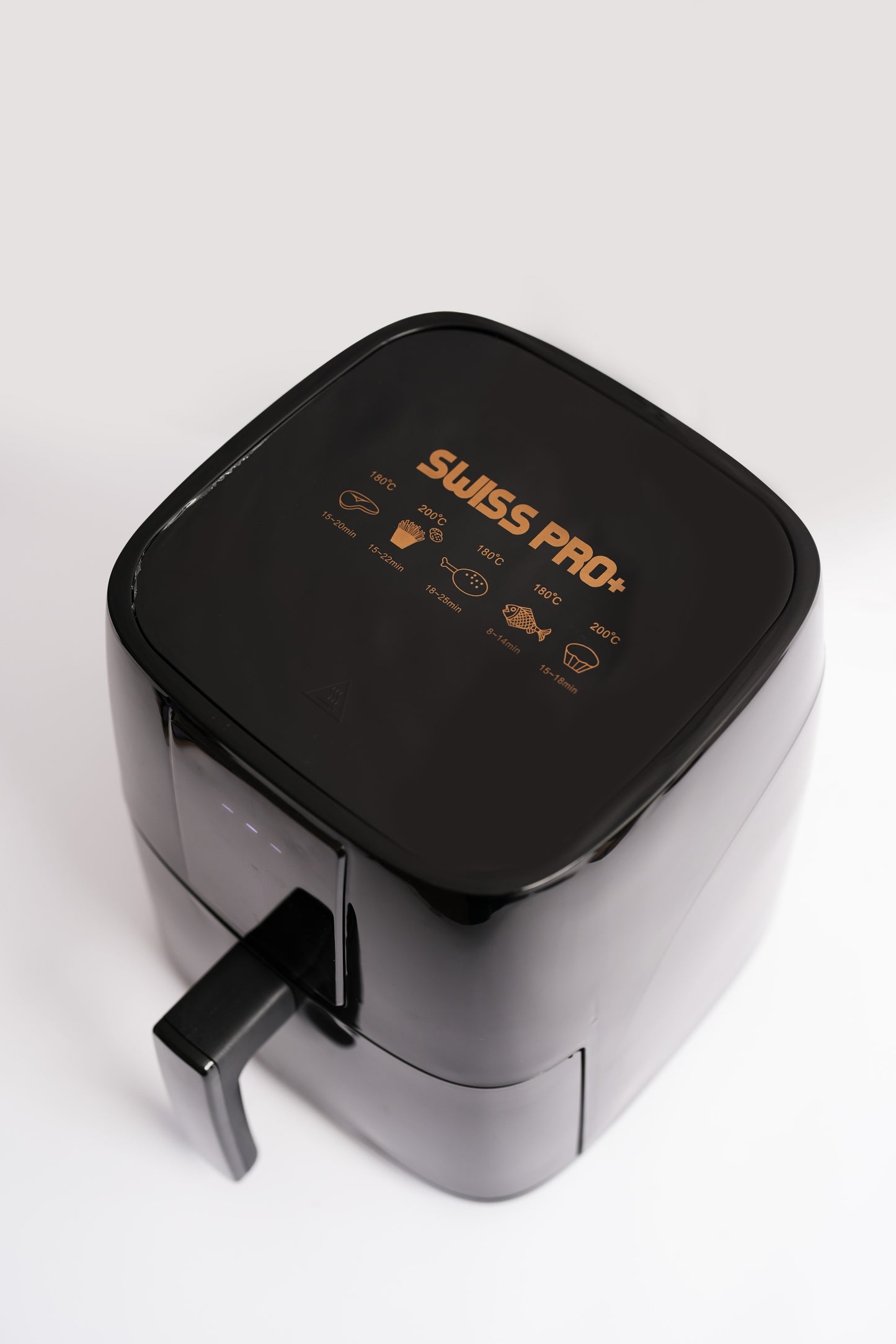 Digital Air Fryer - Stainless Steel - See Through Window Black & Gold - 5L- 1450W SP-AF5L.FB