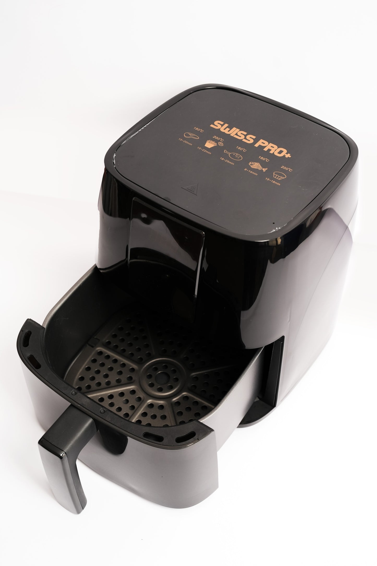 Digital Air Fryer - Stainless Steel - See Through Window Black & Gold - 5L- 1450W SP-AF5L.FB