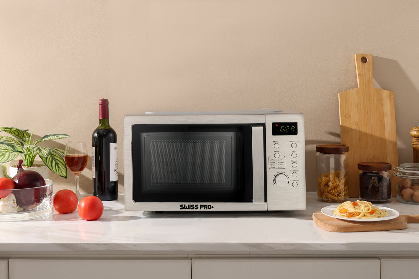 Combi Microwave - 1100W - Silver - SP-MIC1100.DG