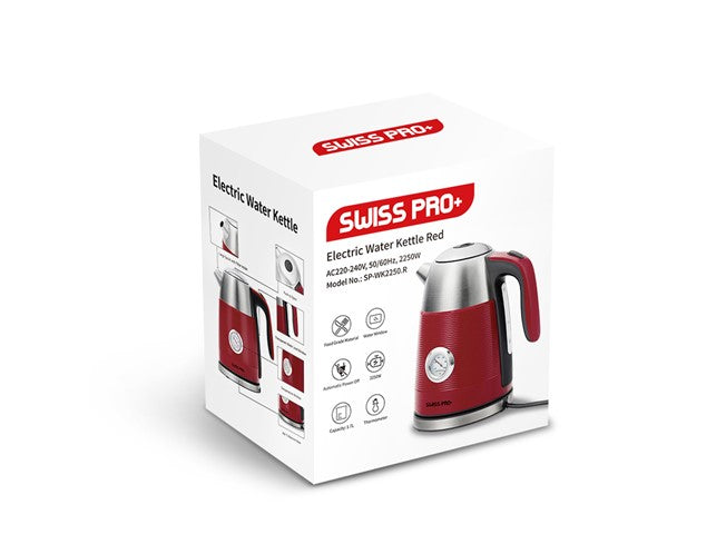 Retro Kettle 1.7L - 2250W - Red - SP-WK2250.R