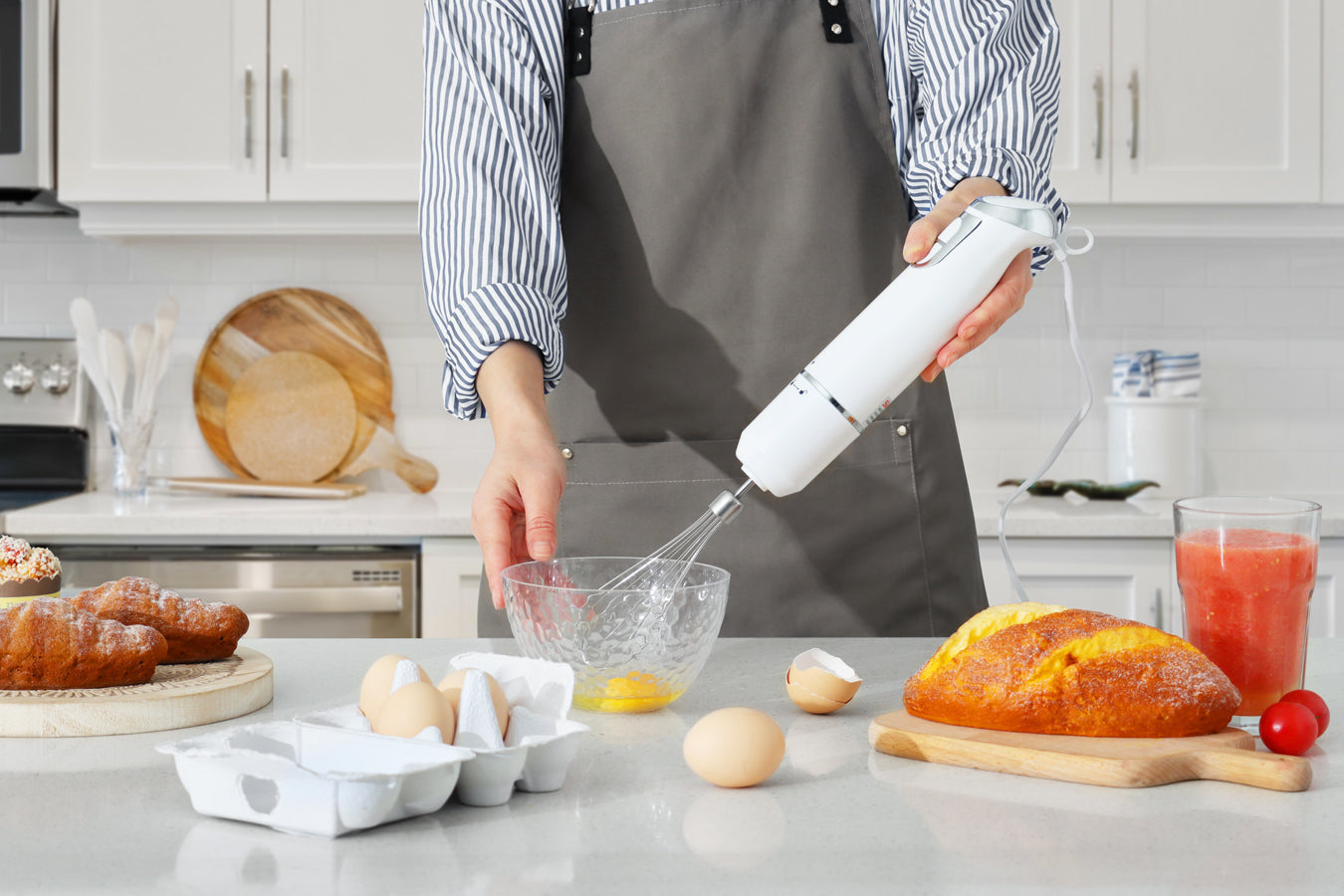 Hand Blender 3-in-1 Set - 700W - White - SP-ESTMS4.700