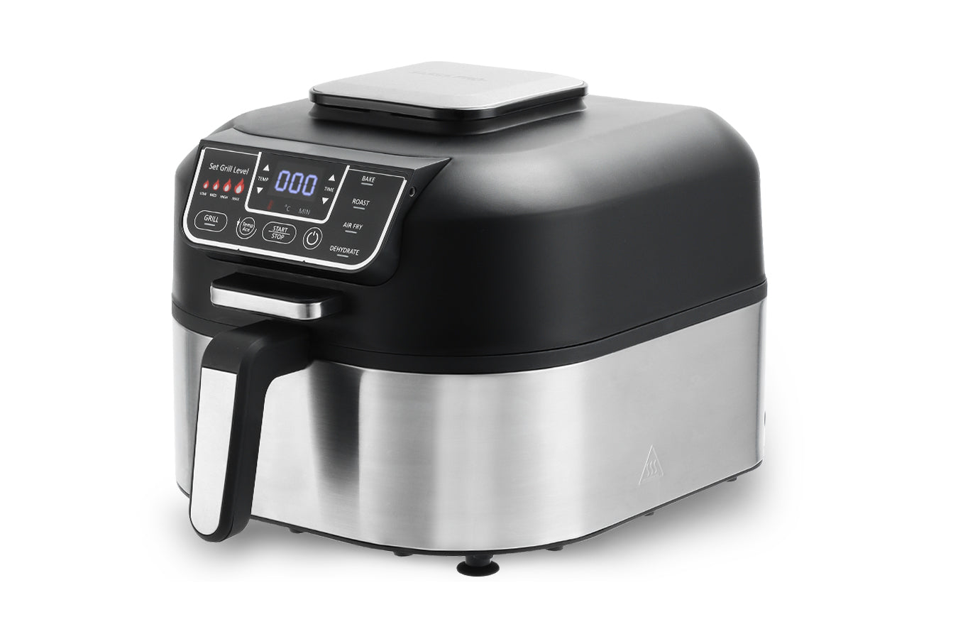 Air Fryer & Air Grill - 6L - Stainless Steel - Silver & Black - 1760W - SP-AF6L
