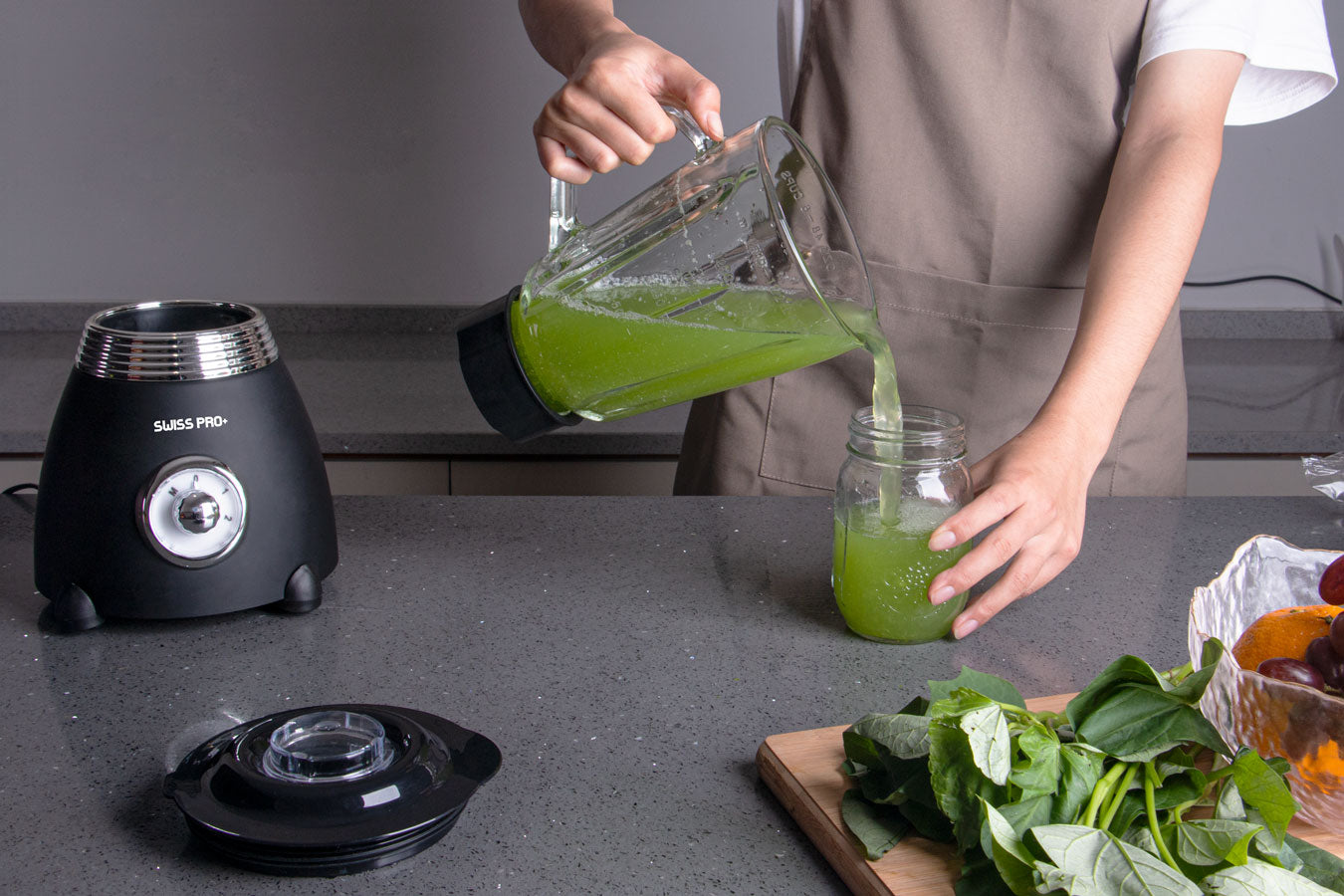 Blender 1.5L - Glass Jar - 2 speeds with pulse - 850 W - Black - SP-BL850WB