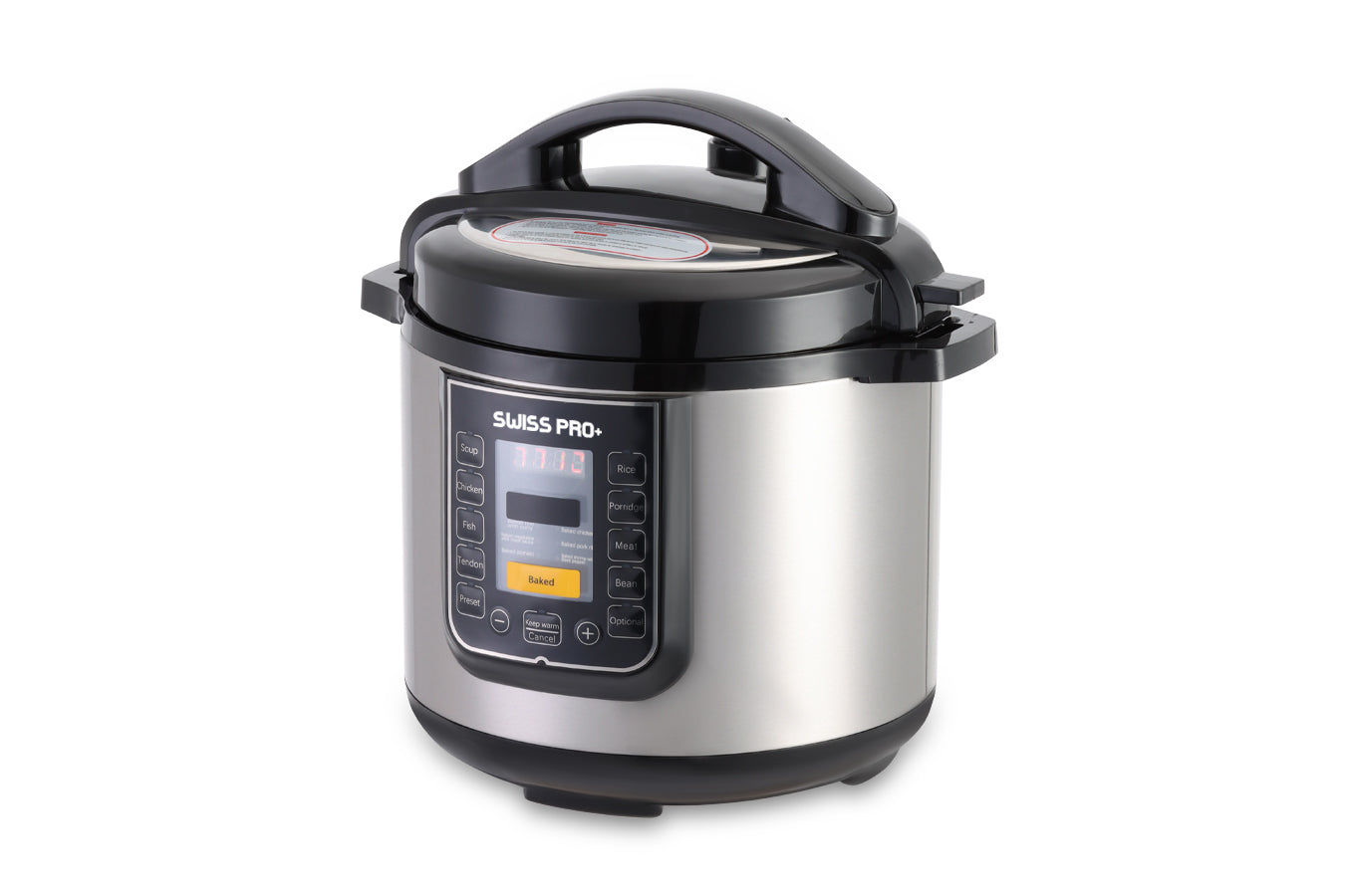 Electric Pressure Cooker 6L - 1000W - Silver & Black - SP-PC.5LE