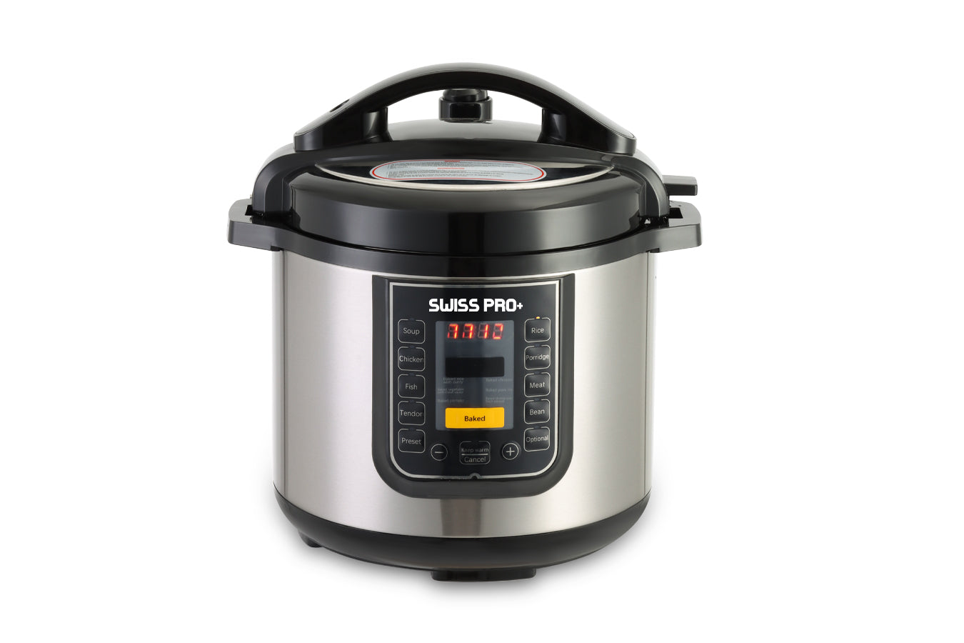Electric Pressure Cooker 6L - 1000W - Silver & Black - SP-PC.5LE
