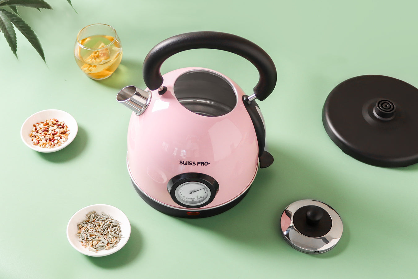 Retro Kettle 1.8L - 2200W - Pink - SP-WK2200BP