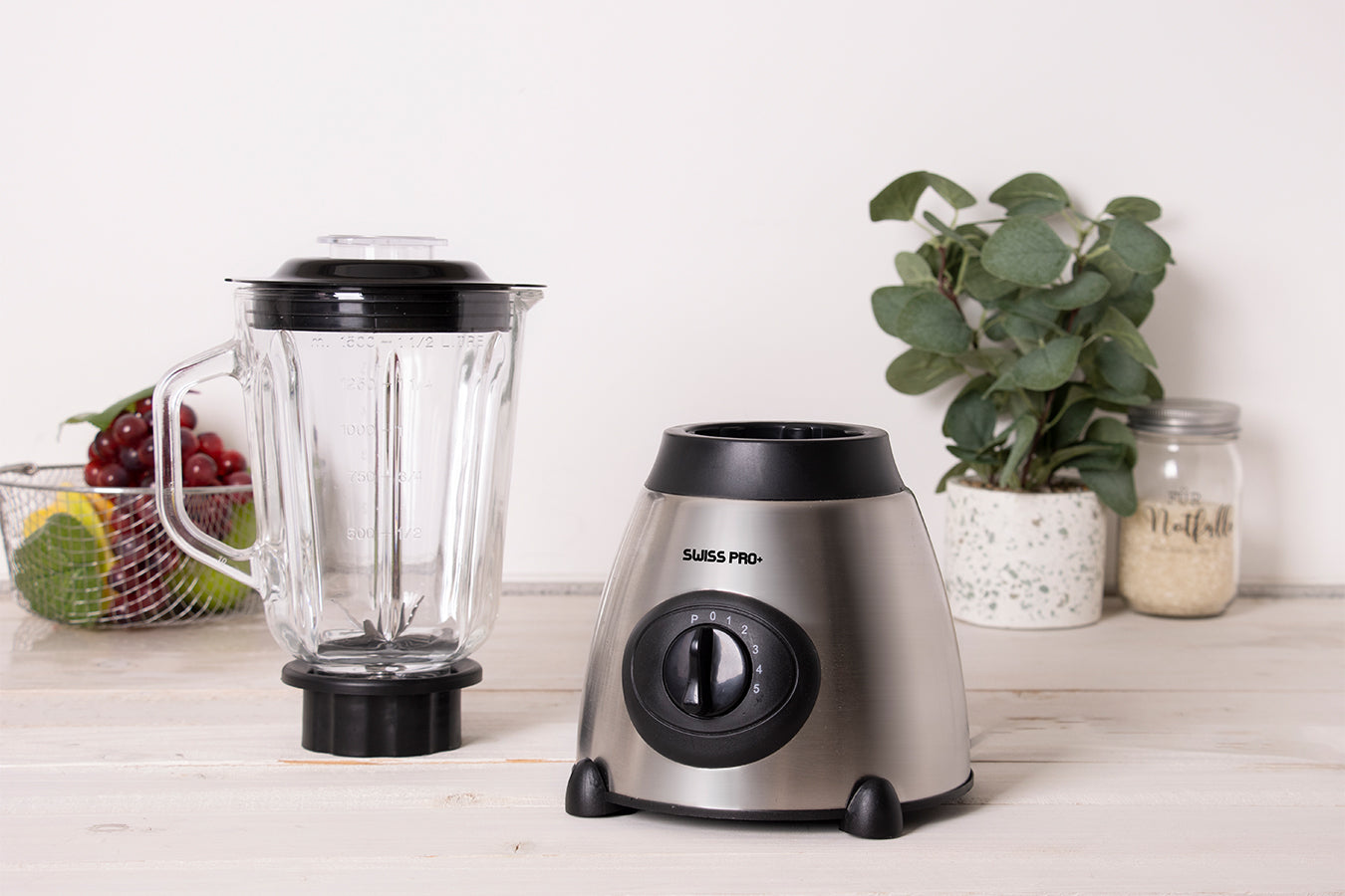 2-in-1 Blender 1.5L - 1000W - Silver - SME600.6S