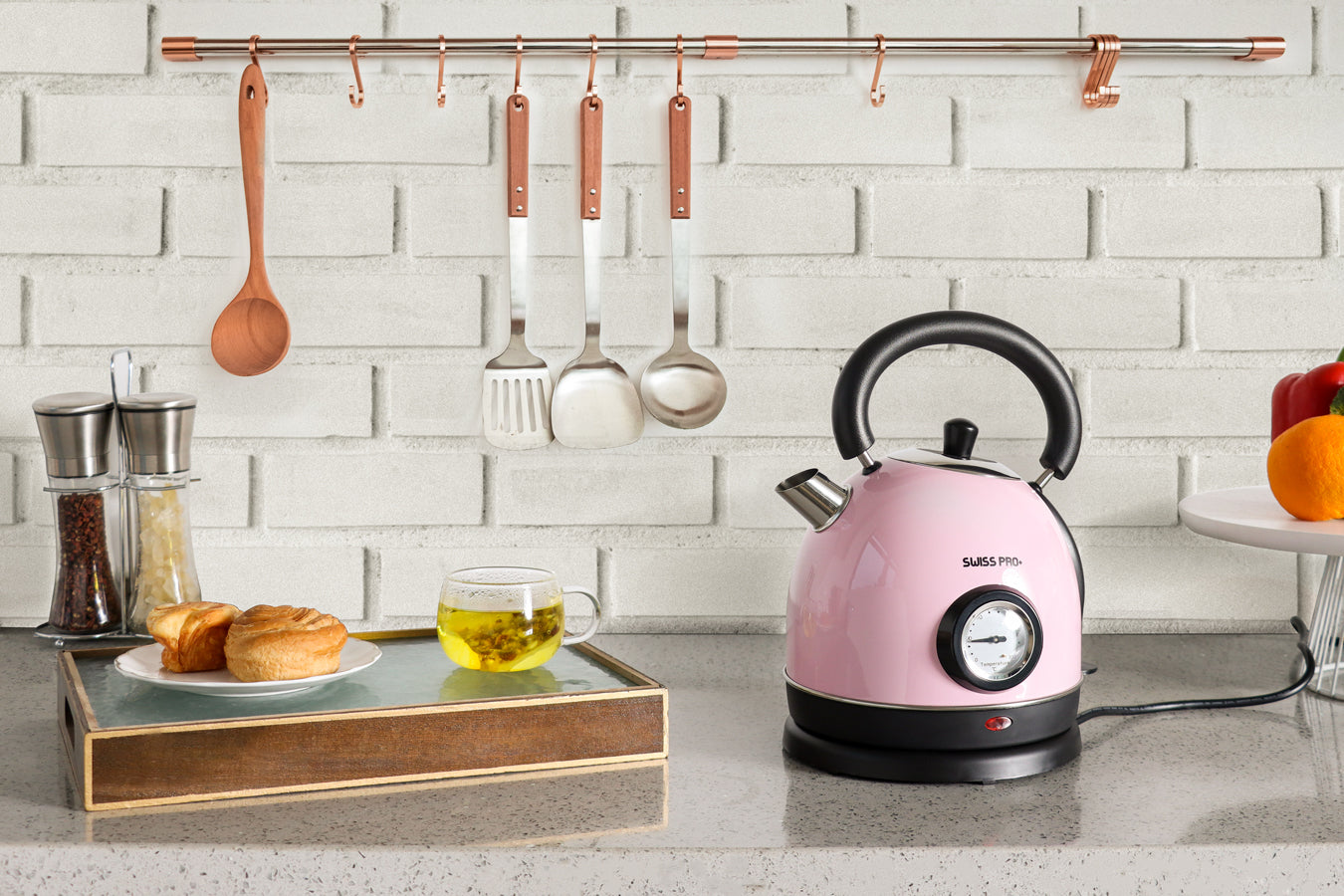 Retro Kettle 1.8L - 2200W - Pink - SP-WK2200BP