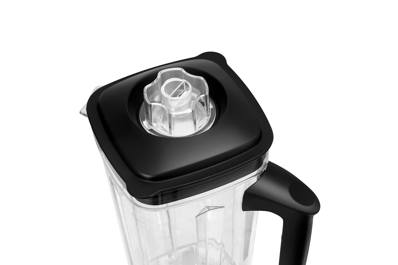 Professional Blender - Stainless Steel - 2 Liters - Powerful Smoothie Maker and Ice Crusher - 2000W - 9 Speeds - 6 Functions - Digital - Black - SP-BL2000.D
