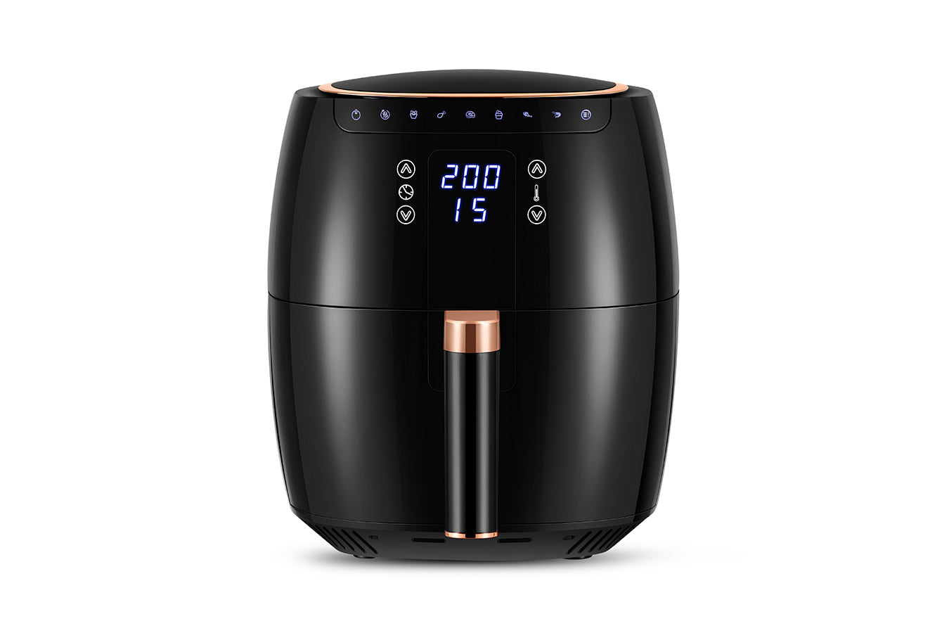 Digital Air Fryer - 7L - 1750W - Black - Stainless Steel - Deep Fryer - Hot Air Fryer without Fat - SP-DAF7LB