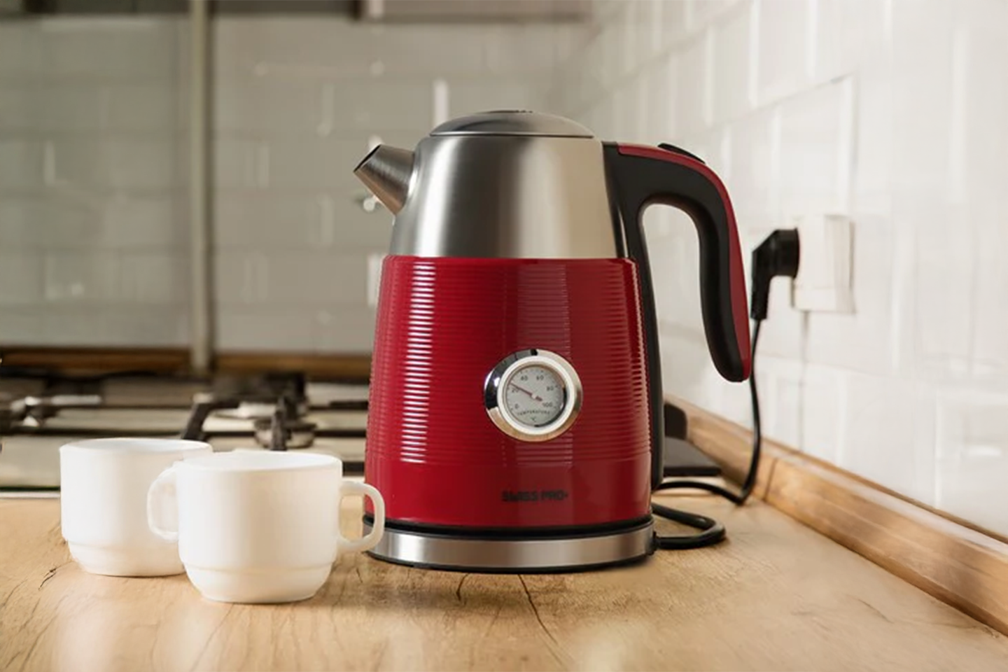 Retro Kettle 1.7L - 2250W - Red - SP-WK2250.R