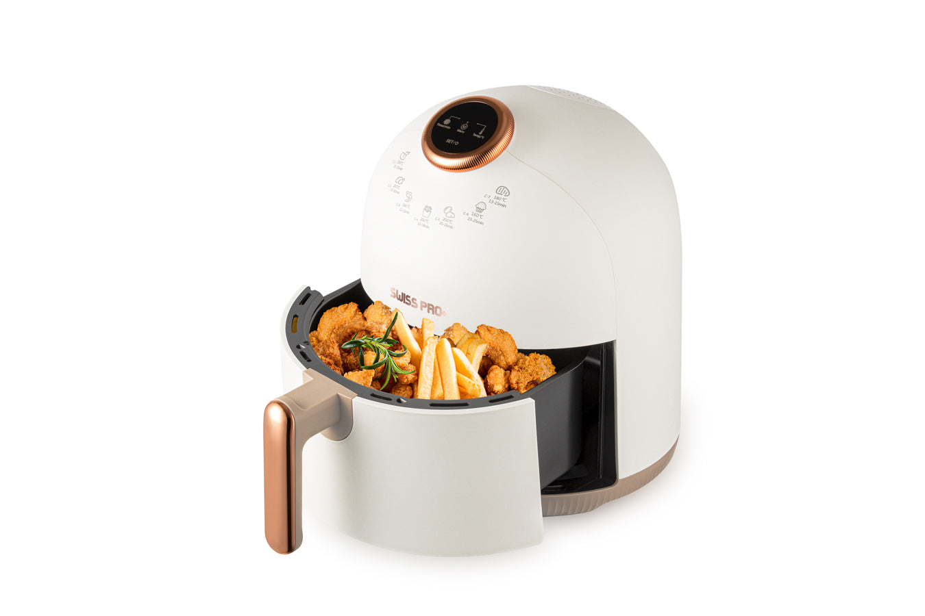 Digital Air Fryer - 3.5 L - with Grill Plate - White - 1400 W - SP-AF3.5LW