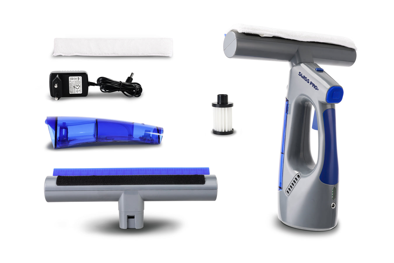 Window Vacuum 3 in 1 Rechargeable , Cordless, Electric Squeegee, Tile, Glass, Mirror SP-WIN3.1
