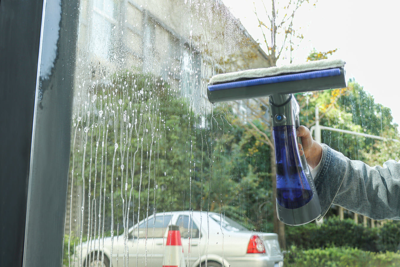 Window Vacuum 3 in 1 Rechargeable , Cordless, Electric Squeegee, Tile, Glass, Mirror SP-WIN3.1
