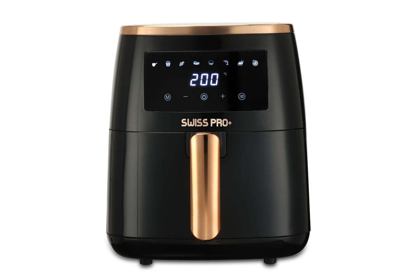 Digital Air Fryer - Stainless Steel - Black - 6.5L - 1500W - Without Fat - SP-AF6.5L.BG