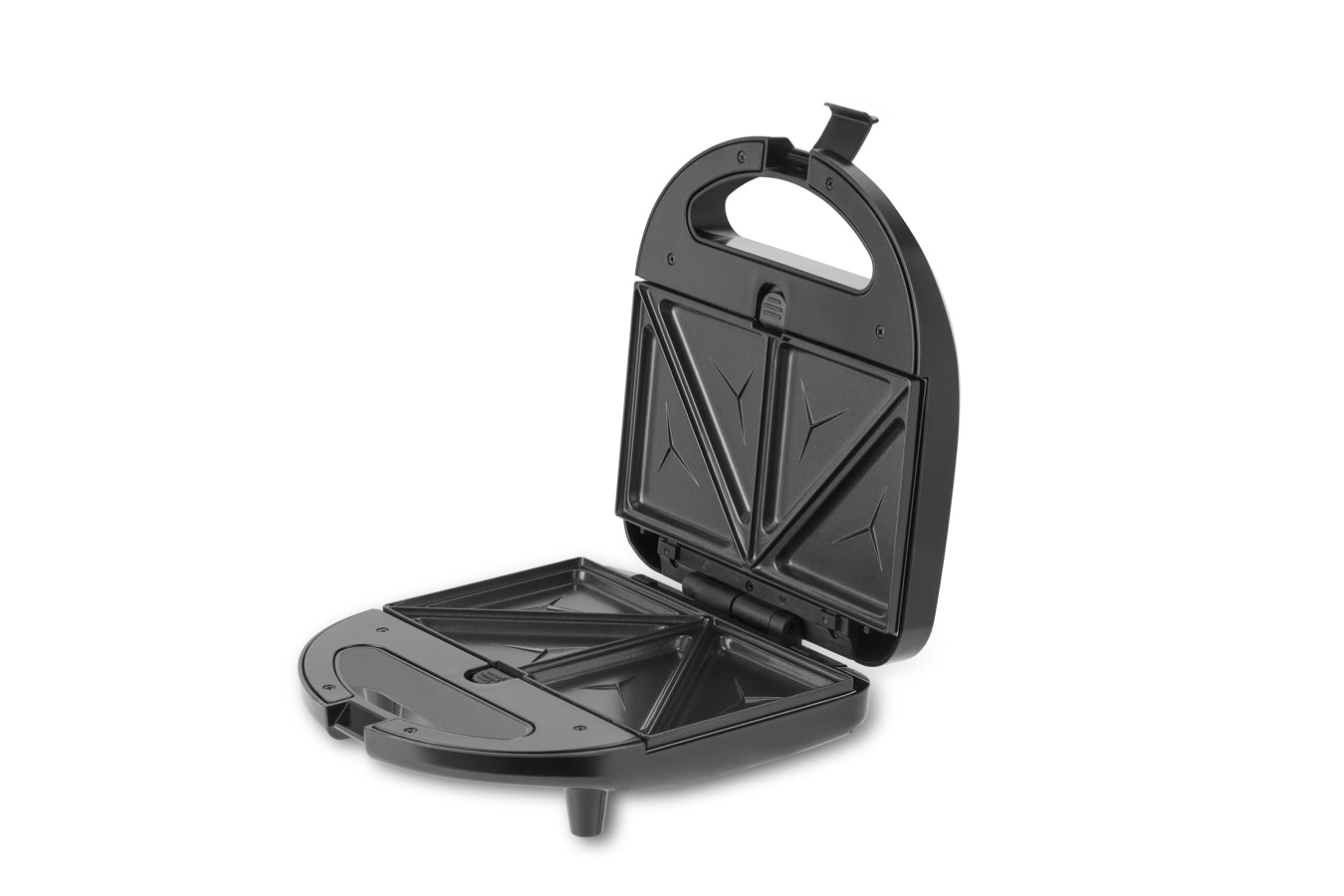 Sandwich Maker 4-in-1 - Toaster, Waffle Iron, Contact Grill, Doughnut Maker -Black - Stainless Steel - 750W - SP-SW750.4