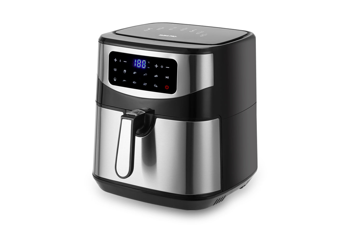 Digital Air Fryer XXL - Stainless Steel - 10 Liters  - Silver - 1800W - SP-AF9.2LS