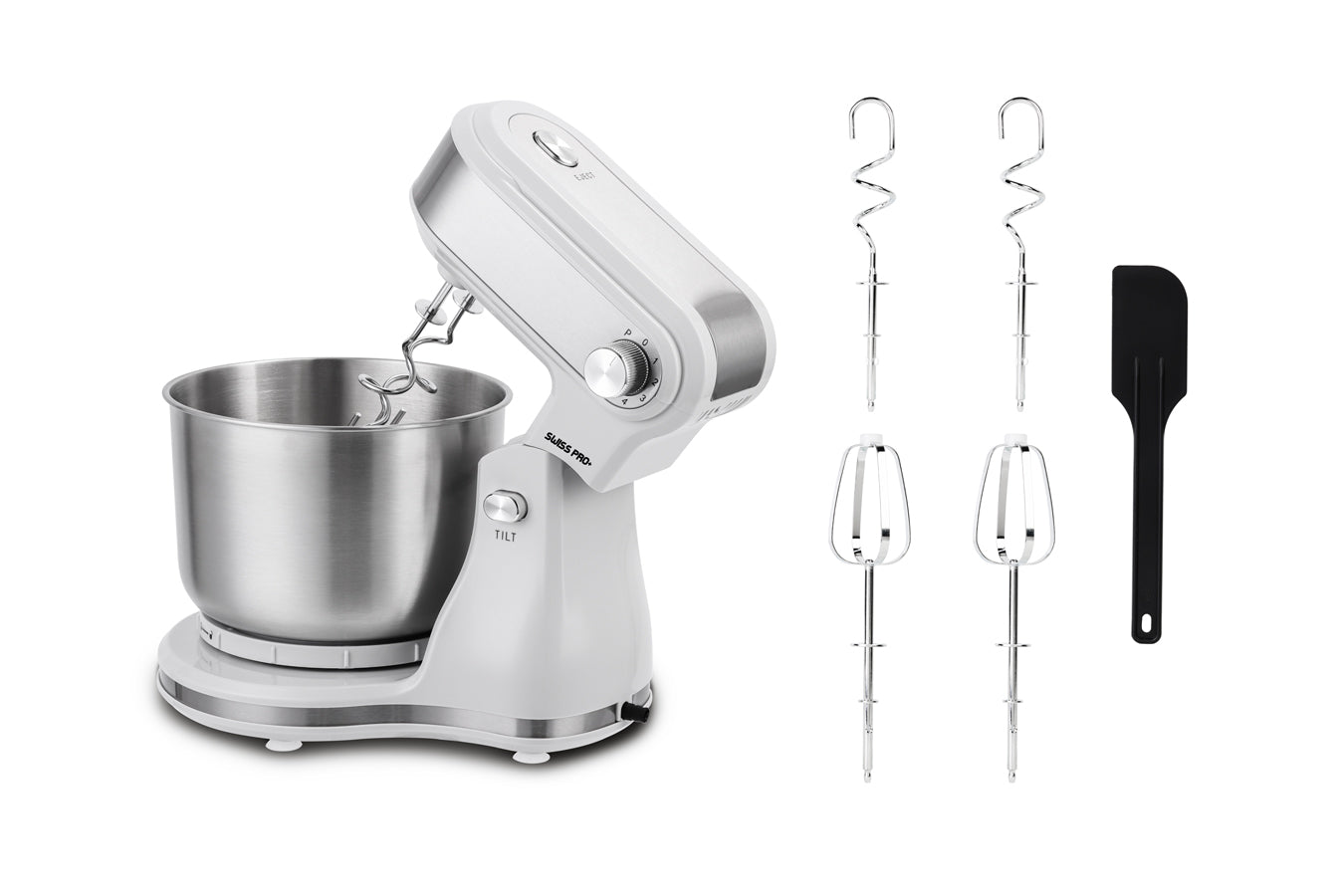 Stand Mixer Stainless Steel - Grey - 3.5 L - 300 W - SP-SM3.5G