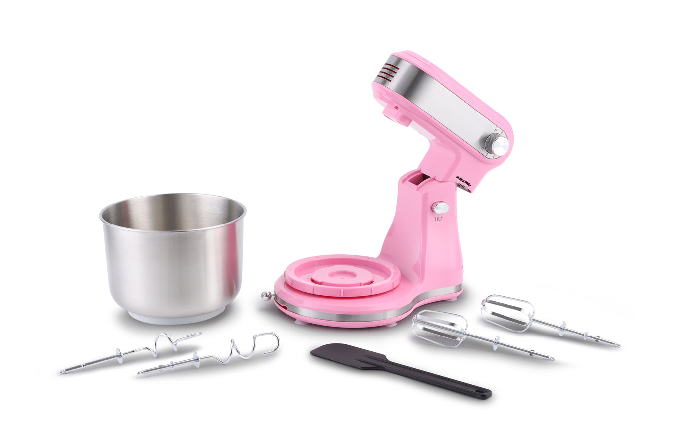 Stand Mixer Stainless Steel - Pink - 3.5 L - 300 W - SP-SM3.5P