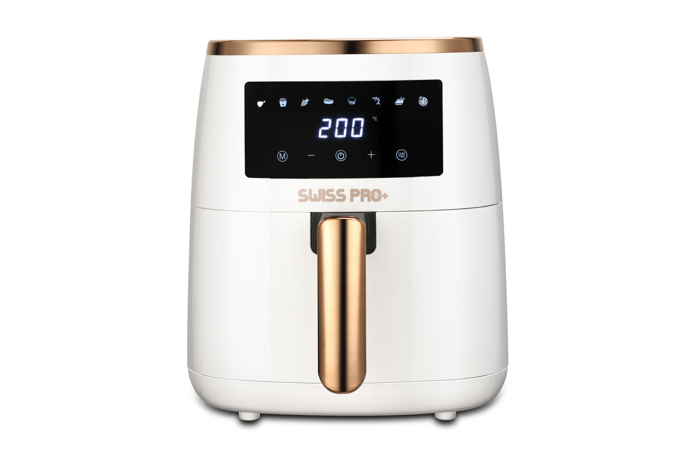 Digital Air Fryer - Stainless Steel - White - 6.5L - 1500W - Without Fat - SP-AF6.5L.WG