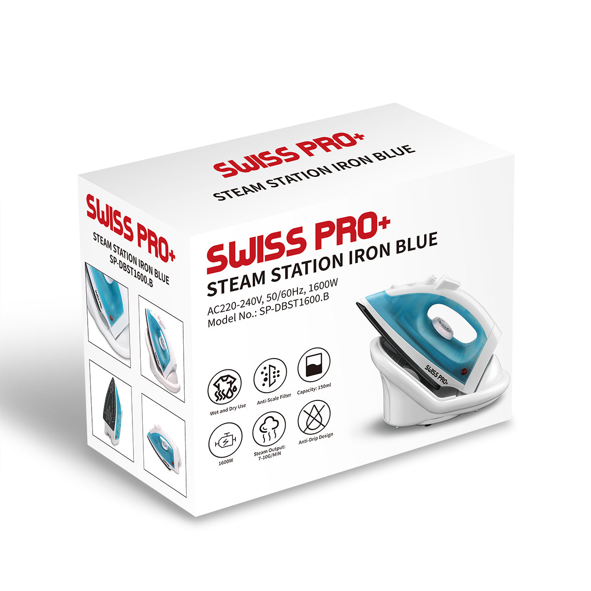 Steam Station Iron 1600 W - Blue - SP-DBST1600.B