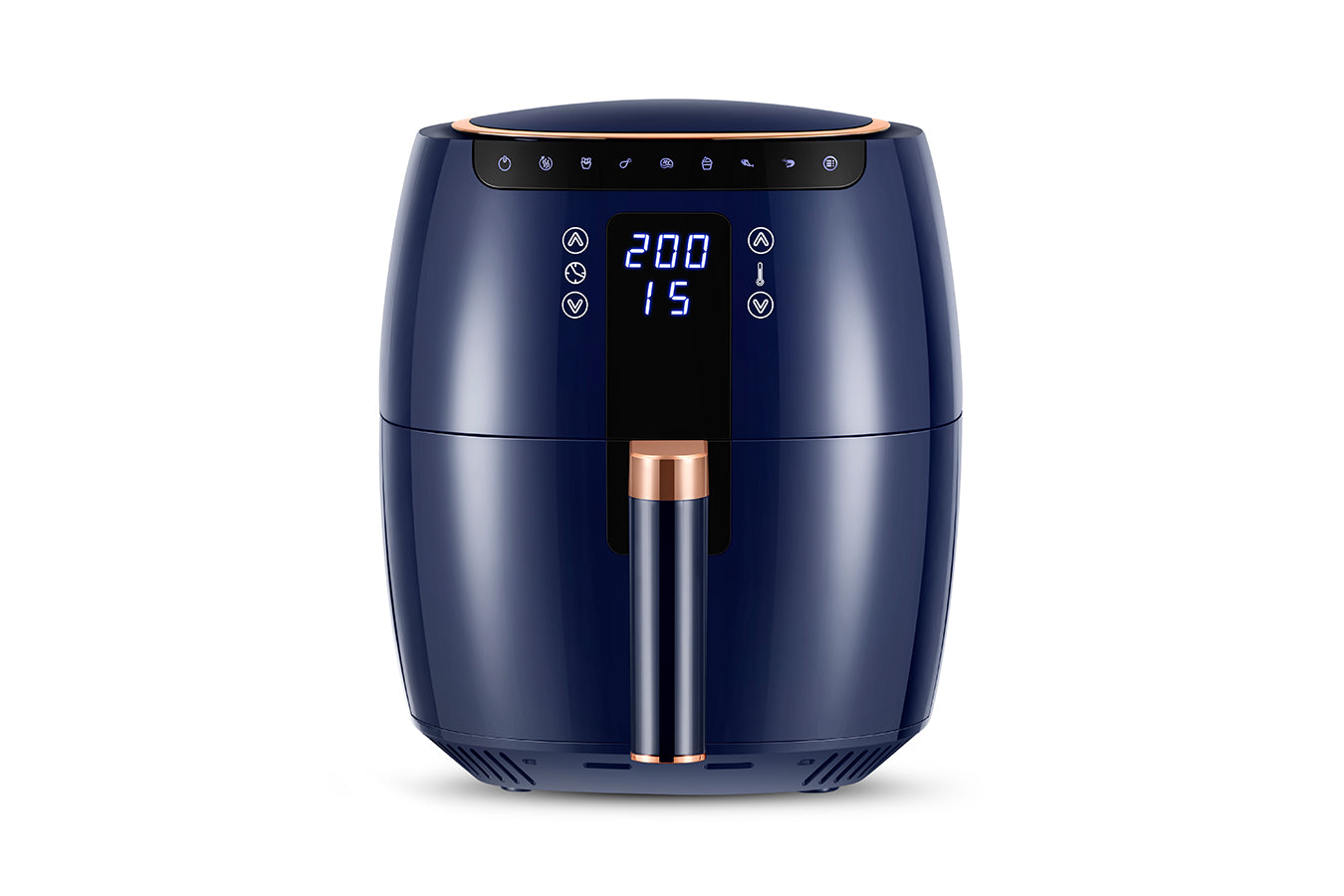 Digital Air Fryer -  7L - 1750W - Blue - Stainless Steel - Deep Fryer - Hot Air Fryer without Fat - SP-DAF7LDB