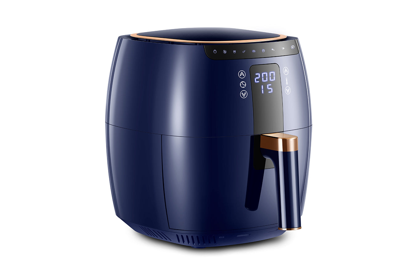 Digital Air Fryer -  7L - 1750W - Blue - Stainless Steel - Deep Fryer - Hot Air Fryer without Fat - SP-DAF7LDB